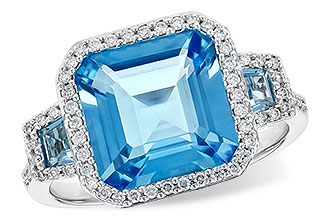 A245-35050: LDS RG 4.40 TW BLUE TOPAZ 4.60 TGW