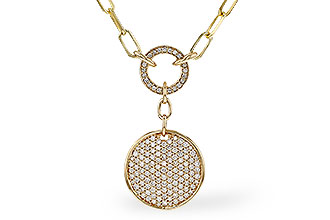A329-84114: NECKLACE .92 TW (17")