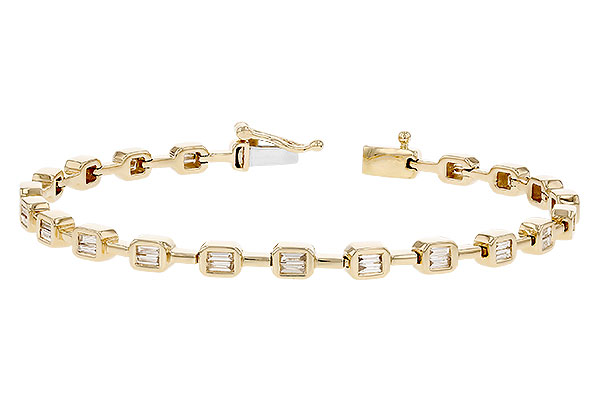 B328-95950: BRACELET .90 TW BAGUETTE