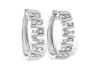 E245-32350: EARR .30 TW BAGUETTE DIAS