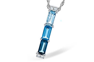 E328-03232: NECK 1.26 BLUE TOPAZ 1.30 TGW