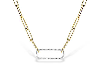 F328-91450: NECKLACE .50 TW (17 INCHES)