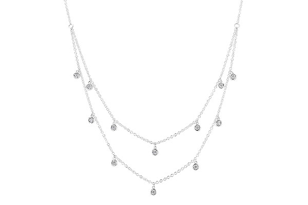 F328-92350: NECKLACE .22 TW (18 INCHES)