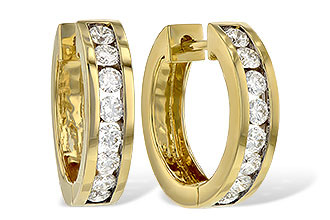 H056-20532: EARRINGS 1 CT TW
