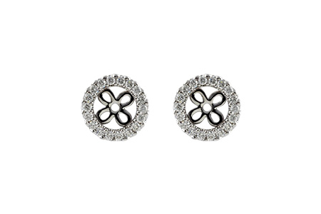 L242-58650: EARRING JACKETS .24 TW (FOR 0.75-1.00 CT TW STUDS)
