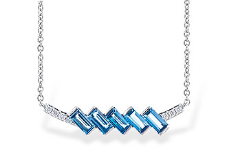 M328-07795: NECK .75 LONDON BLUE TOPAZ .80 TGW